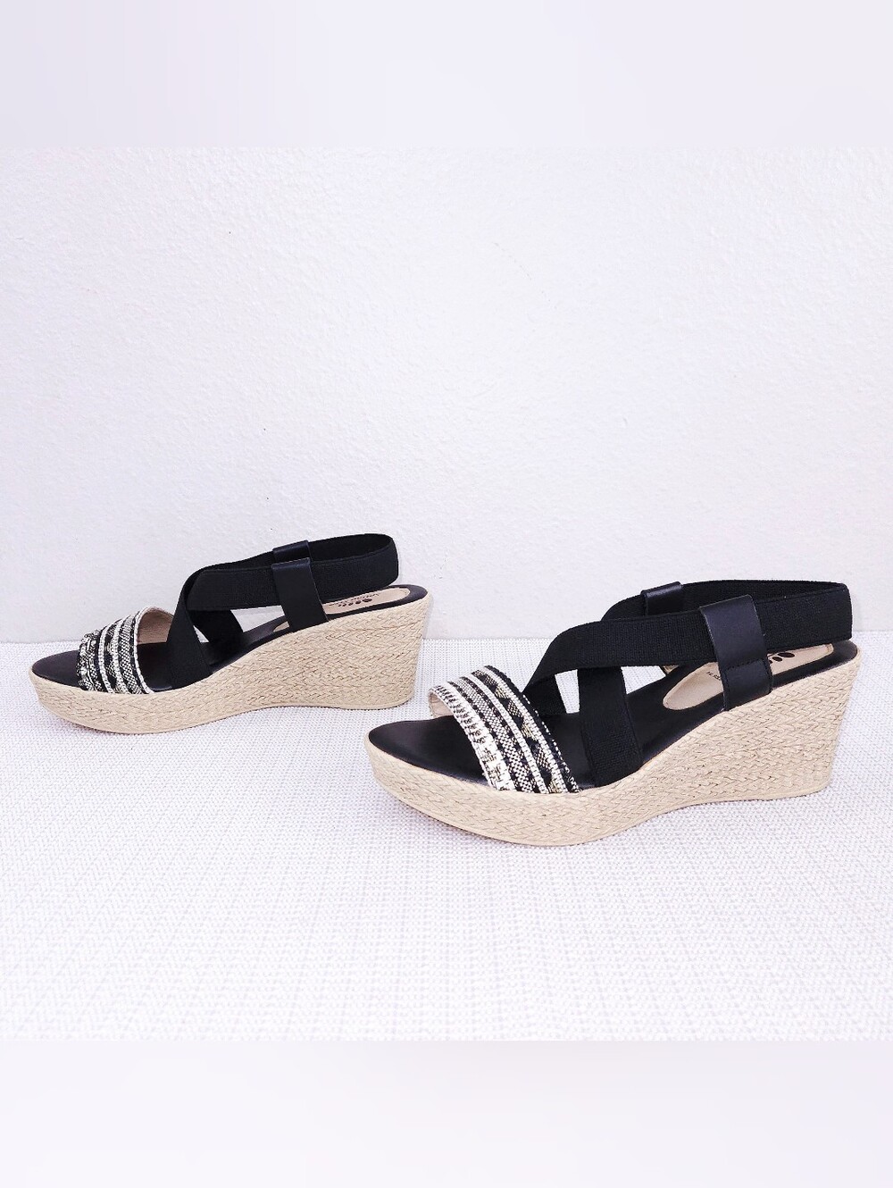 New! Spring Step Espadrille Wedge Platform Sandals EU 41